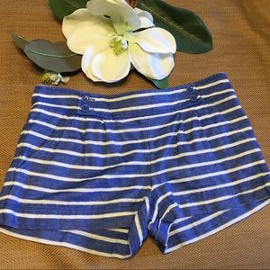 Vineyard Vines Stripe Linen and Cotton Shorts